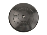 Диск Barbell Atlet 20 кг (черный) 26 мм